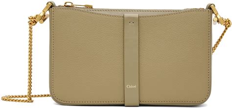 chloe pottery green|Chloé: Green Marcie Clutch .